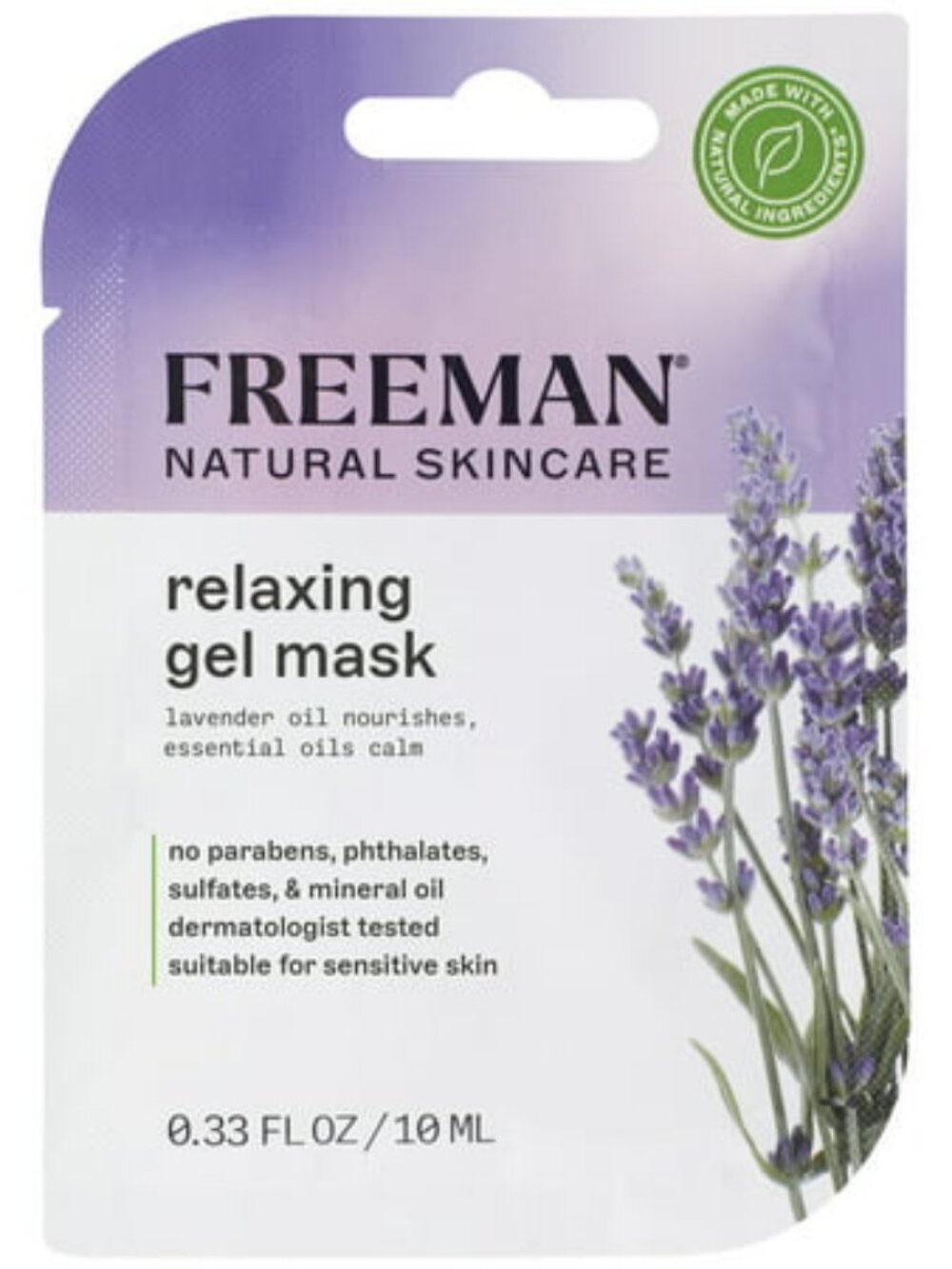 Freeman Relaxing Lavender Gel Facial Mask - Nourishing & Soothing